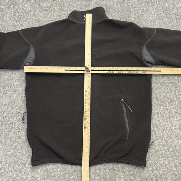 Pearl Izumi Jacket Mens Large Black Full Zip Fleece Cycling Outdoor Reflective - Picture 7 of 9
